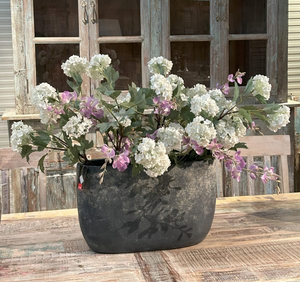 cement vase ht31421