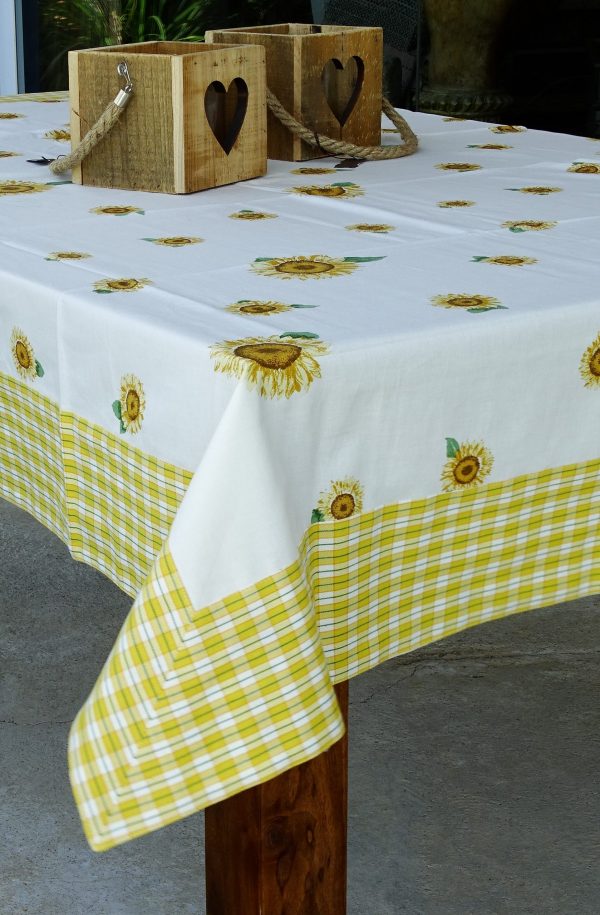tablecloth sunflower ht84125