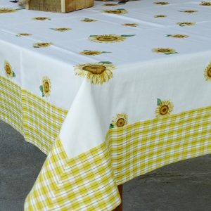 mantel girasoles