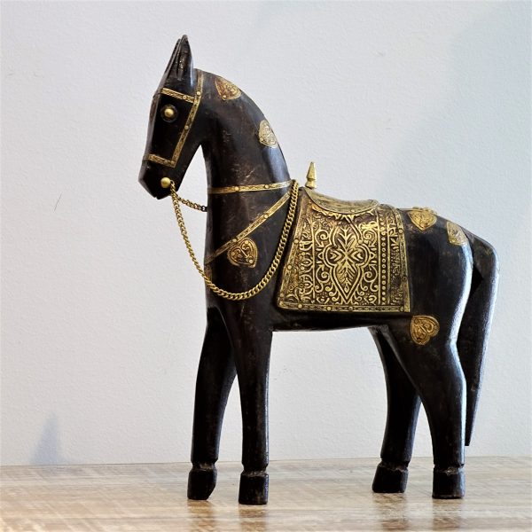 dark wooden horse sc55565 out of stock