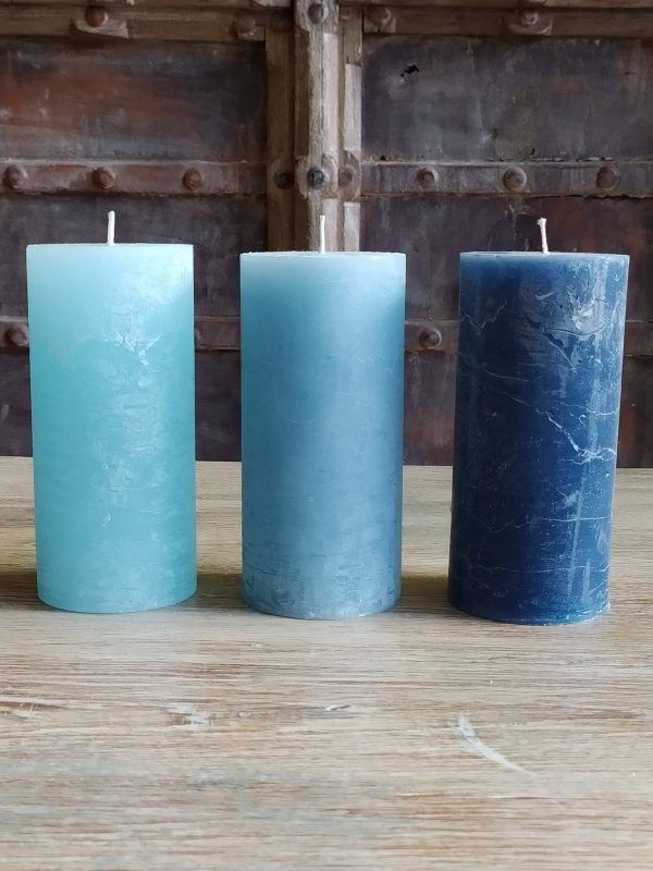 coloured candles 7x15