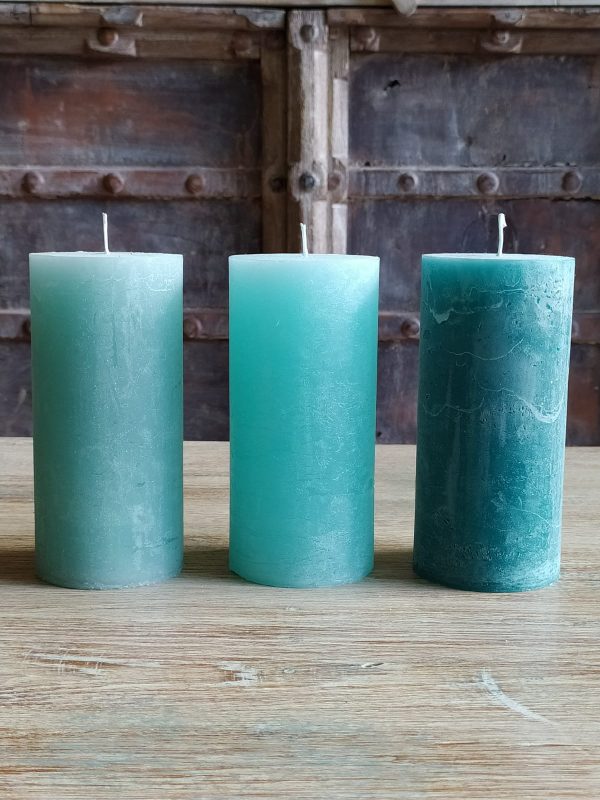 coloured candles 7x15
