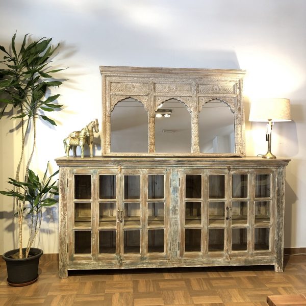 glass door sideboard sc46009