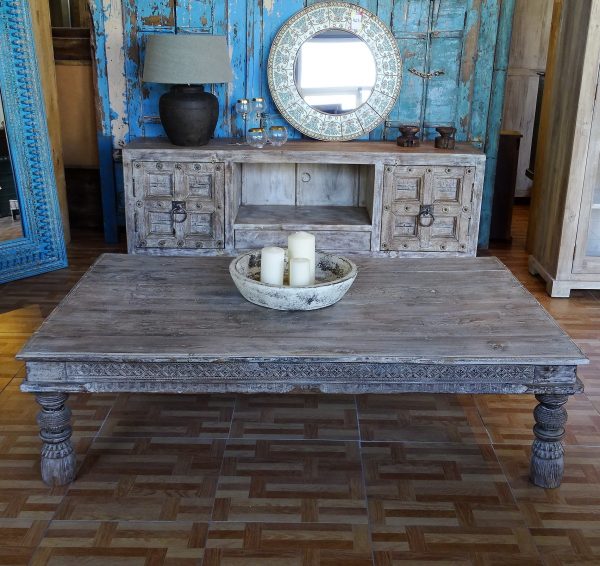 old teak coffee table sc42001