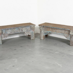 sc355016 bench with old carving